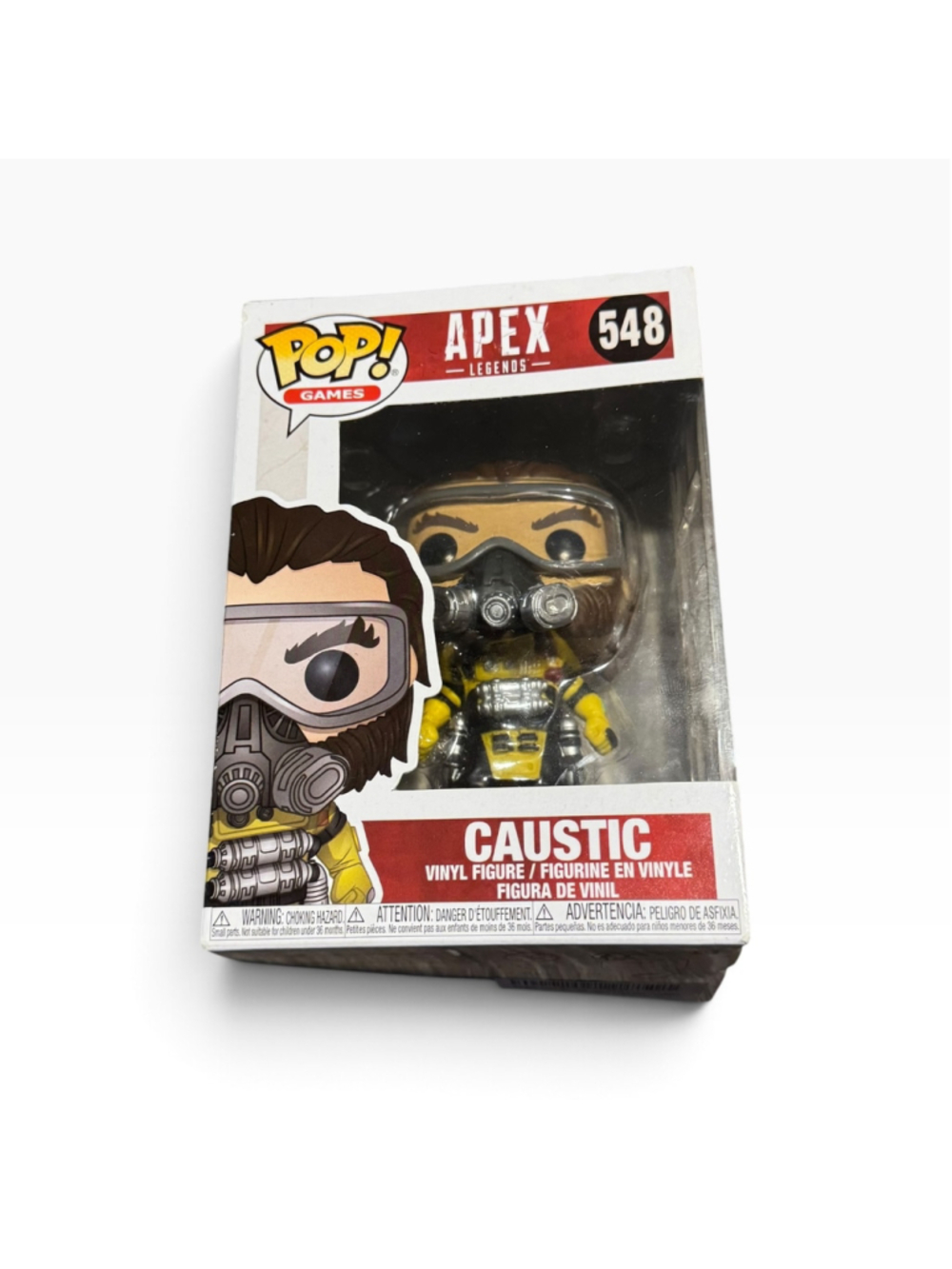 Funko Pop Games Apex Legends Caustic 548 Vinyl Figure Yellow Black